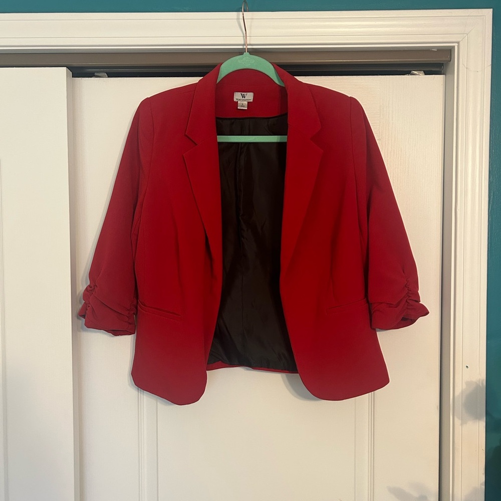 Women's Red Blazer